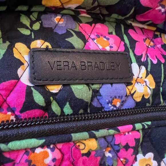 Vera Bradley Wildflower Garden Iconic Campus Backpack Computer Retired Pattern main image 4